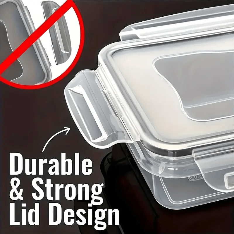 12 Pcs Food Storage Containers Set BPA Free Airtight Leak Proof Plastic Tubs With Lids Meal Prep Dishwasher Microwave Freezer Safe Pantry Kitchen Cabinet Organization