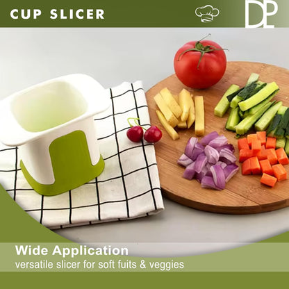 Cup Slicer Fruit, Chopping Cup And Cup Cutter For Fruits For Strawberries, Apple, Grape And Banana - Chopper Vegetable Cutter Cup, Food Slicers For The Kitchen