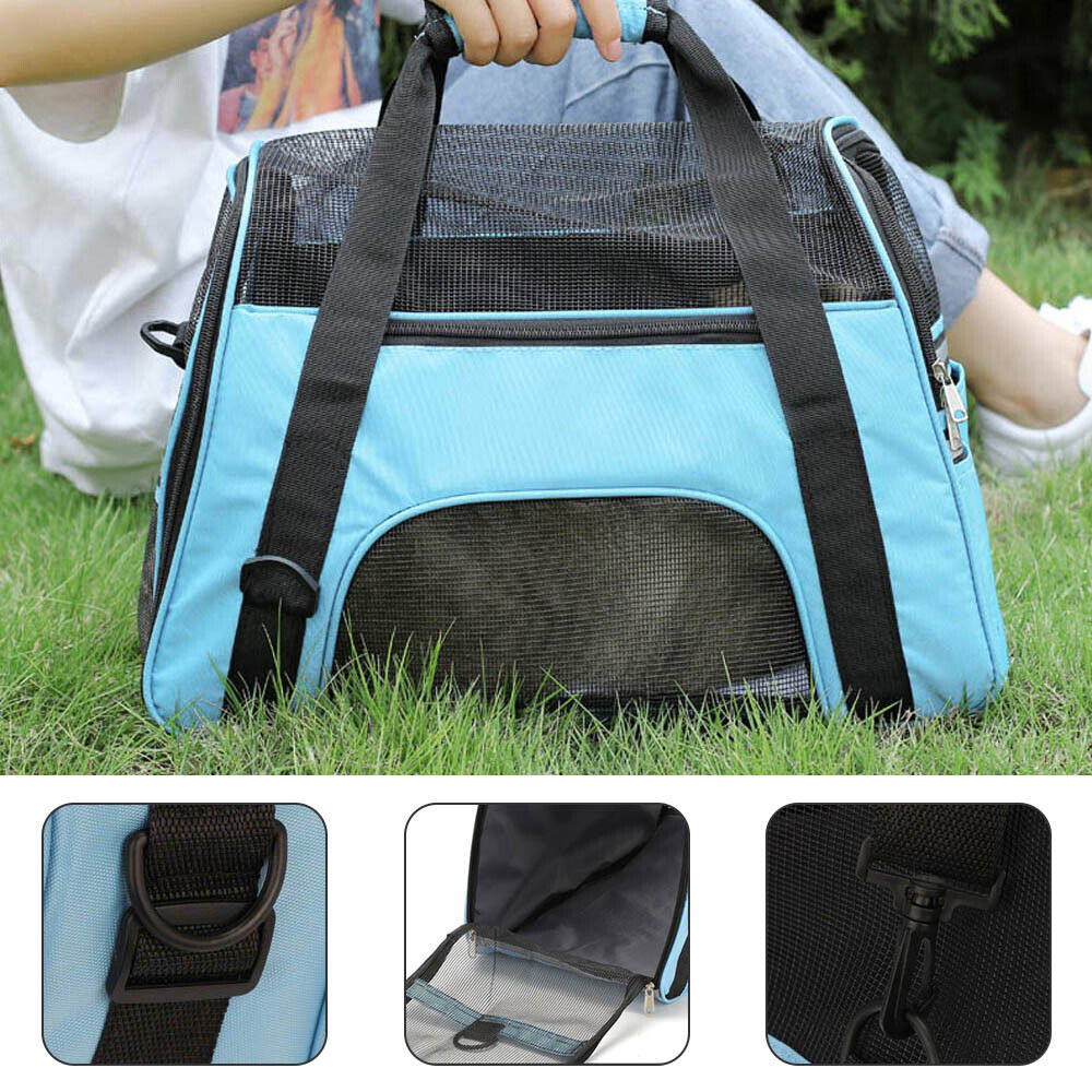 Portable and Foldable Soft Large Pet Carrier Bag - Available in 4 Colors