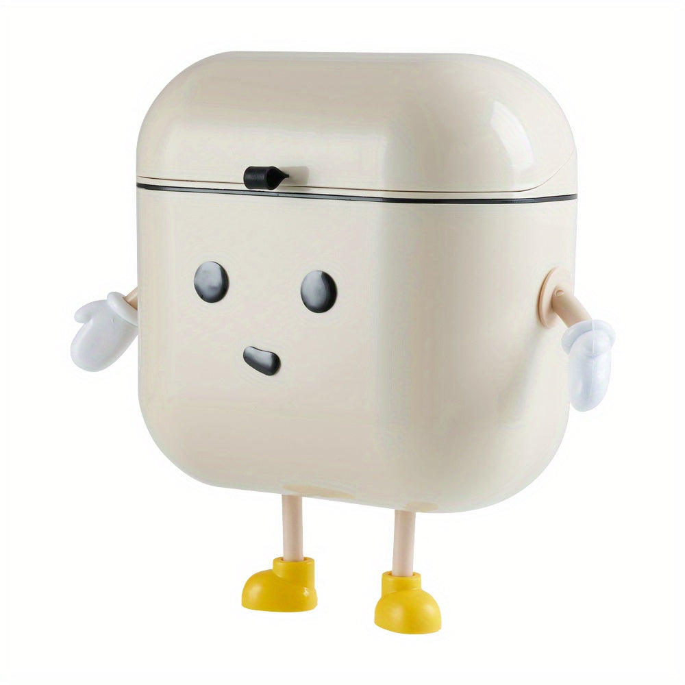 Cute Cartoon Character Wall-Mounted Trash Can with Lid, 9L/12L Plastic Rectangular Garbage Bin for Kitchen and Bathroom, No Electricity Needed, Kitchen Trash Solution|Cartoon Character Bin|Easyinstall Bin