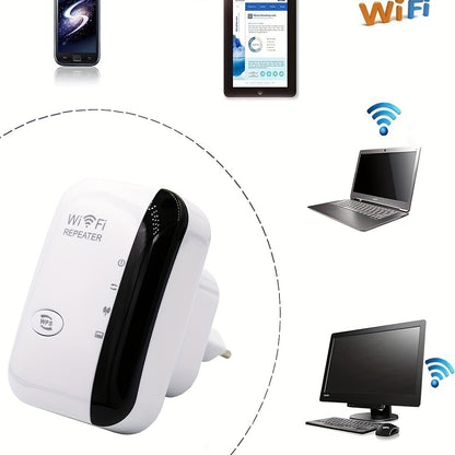 WiFi Signal Extender Range Repeater Booster 300Mbps Internet Amplifier UK Plug