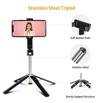 Selfie Stick Bluetooth Remote Phone Holder Tripod Stand For  Universal