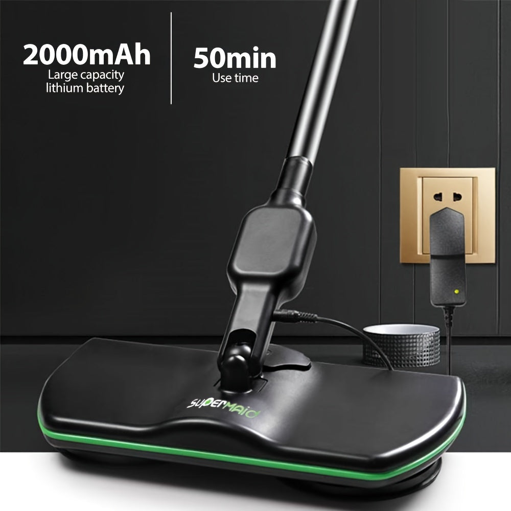 1Set Electric Mop, Rechargeable Mops For Cleaning Floors, Cordless Floor Cleaning Spin Mop Polisher Scrubber For Home Hardwood Tile PVC Floor