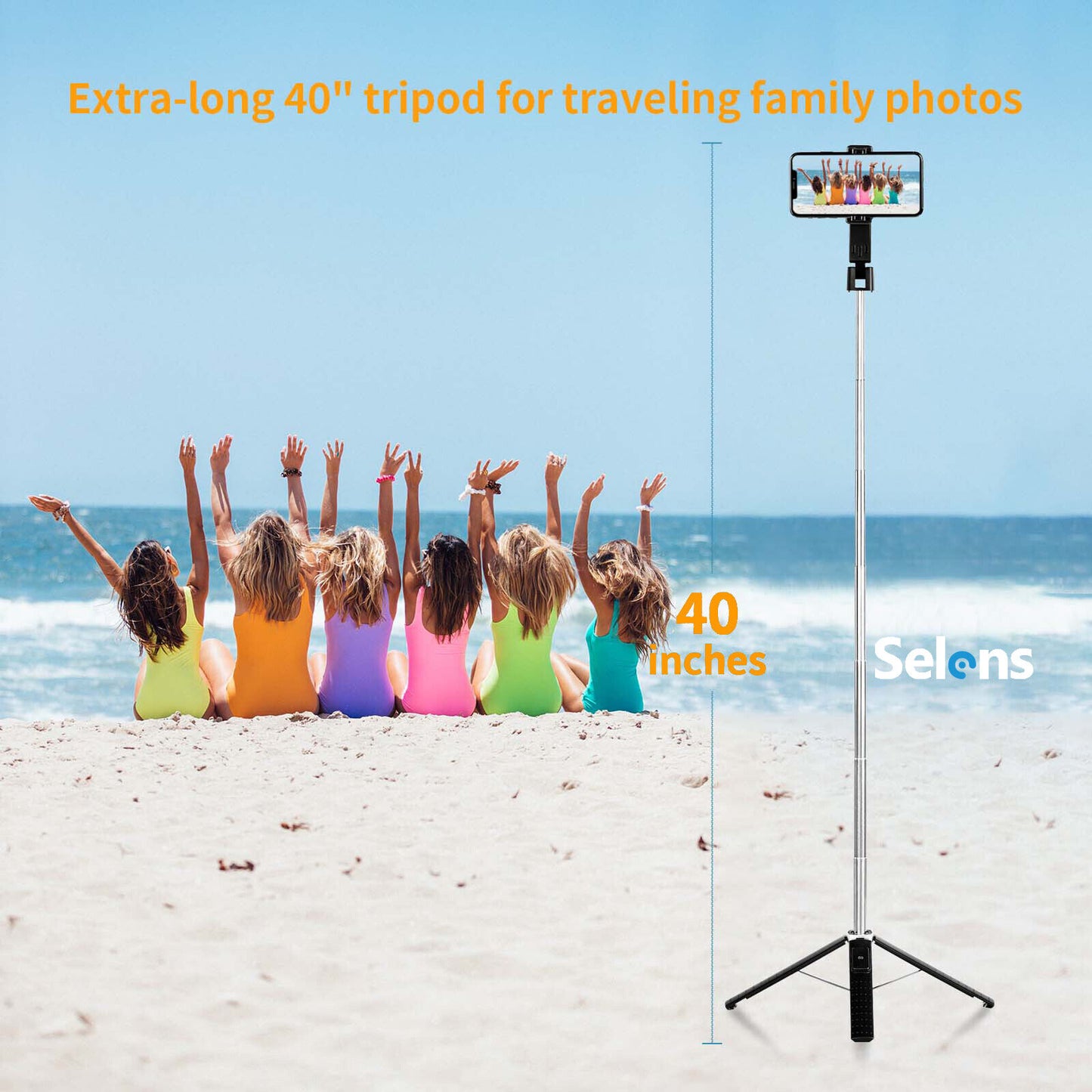 Selfie Stick Bluetooth Remote Phone Holder Tripod Stand For  Universal