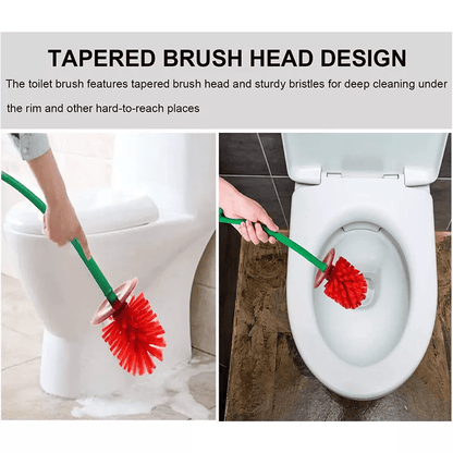 Cherry Shaped Toilet Brush And Holder Set Standing WC Bathroom Cleaning Brush UK