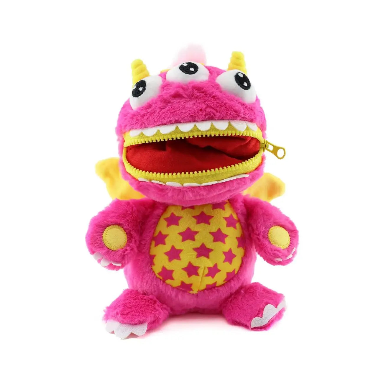 Worry Yummy Monster Soft Toy - 28cm (11") Cuddly Sleep Companion for Kids - Anxiety & Stress Reducing - Pink 'Luna'