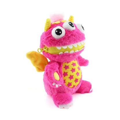 Worry Yummy Monster Soft Toy - 28cm (11") Cuddly Sleep Companion for Kids - Anxiety & Stress Reducing - Pink 'Luna'