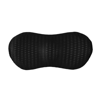 Car Lumbar Support Memory Pillow Chair Cushion for Sleep and Lower Back Relief Pain - Black