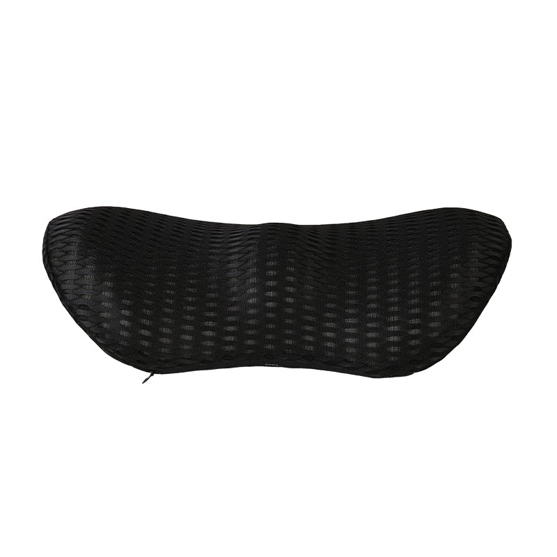 Car Lumbar Support Memory Pillow Chair Cushion for Sleep and Lower Back Relief Pain - Black