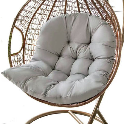 Basket Chair Cushion Pad Hanging Egg Chair Cushion Hammock Seat Pad for Garden Patio Swing Hanging Basket - Light Grey