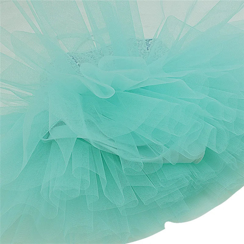 iEFiEL Kids Girls Ballet Dress Baby Children Cosplay Tutu Flower Dress Tulle Dancewear Clothing Ballerina Fairy Party Costumes