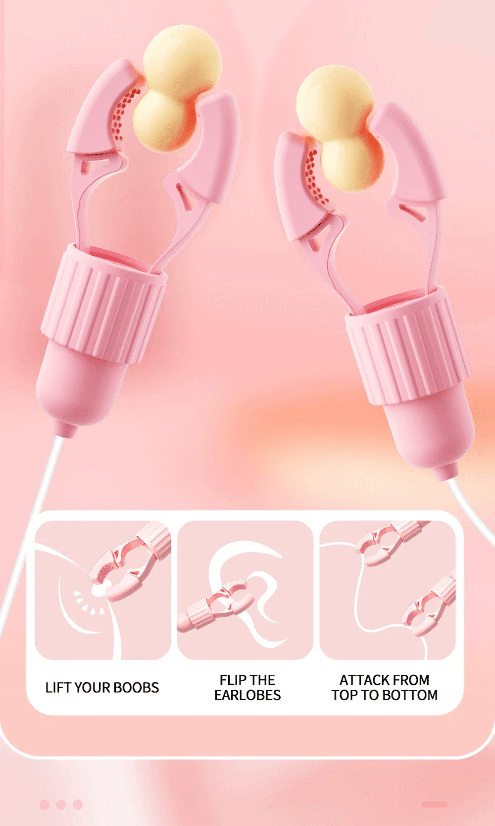 DualPoint Pulse Massager Clips