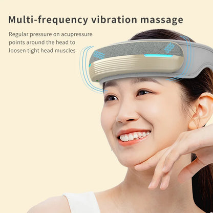 BlissVibe Pro: Heated Air Pressure Head Massager