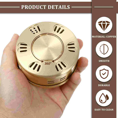 Portable Copper Moxibustion Box
