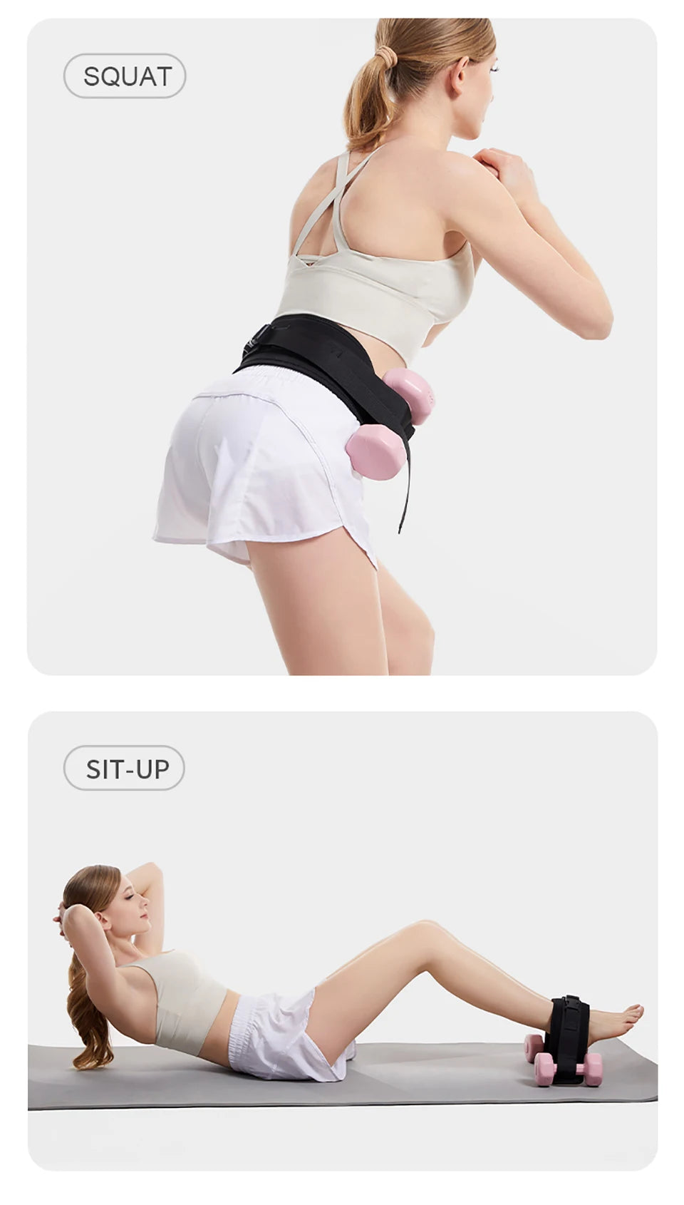 GOBYGO Adjustable Glute Bridge Weight Belt