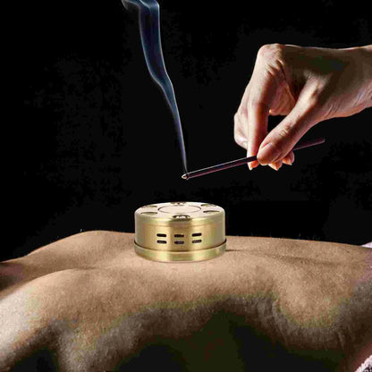 Portable Copper Moxibustion Box