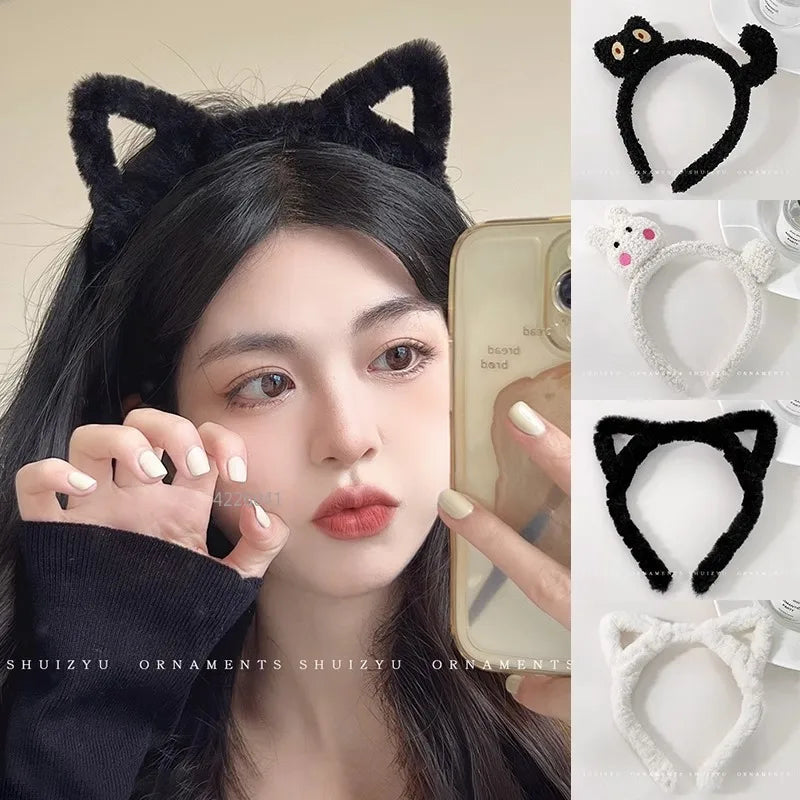 Plush Cat Ear Lolita Headbands