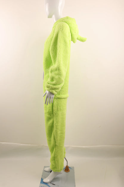 Kids Adult Teletubbies Costumes Soft Long Sleeves Piece Pajamas Costume Lala Home Clothes Cosplay Adult Unisex Party Wear