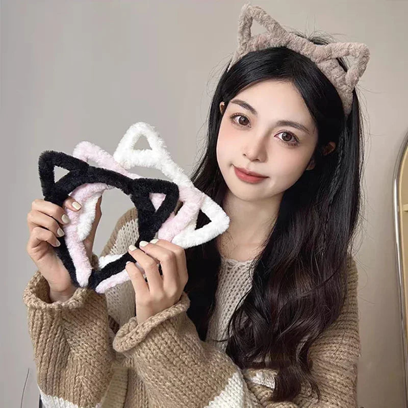 Plush Cat Ear Lolita Headbands
