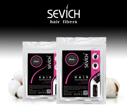 Sevich 10 Colors Hair Building Fibers Spray 100g Keratin Hair Fiber Refill Nozzle Applicator Pump For Hair Building Fiber Bottle