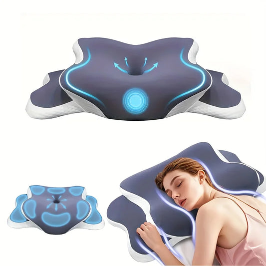 Breathable cooling neck pillow
