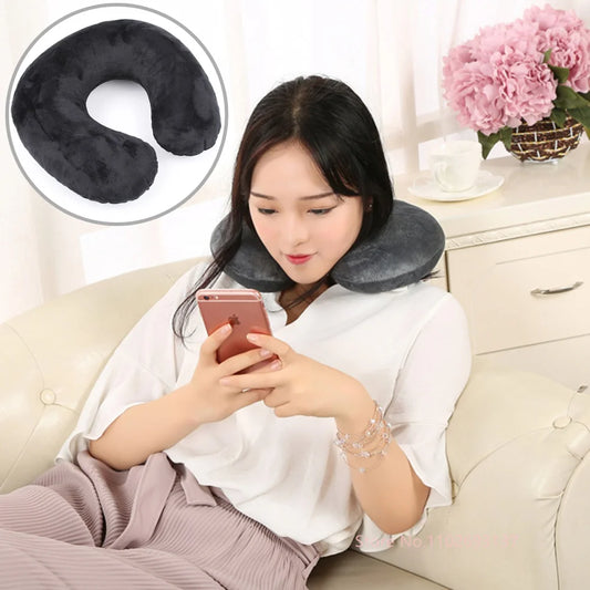 Cute Cartoon INS Style Travel Neck Pillow