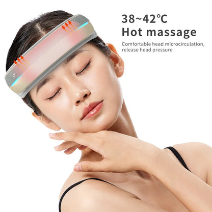 BlissVibe Pro: Heated Air Pressure Head Massager