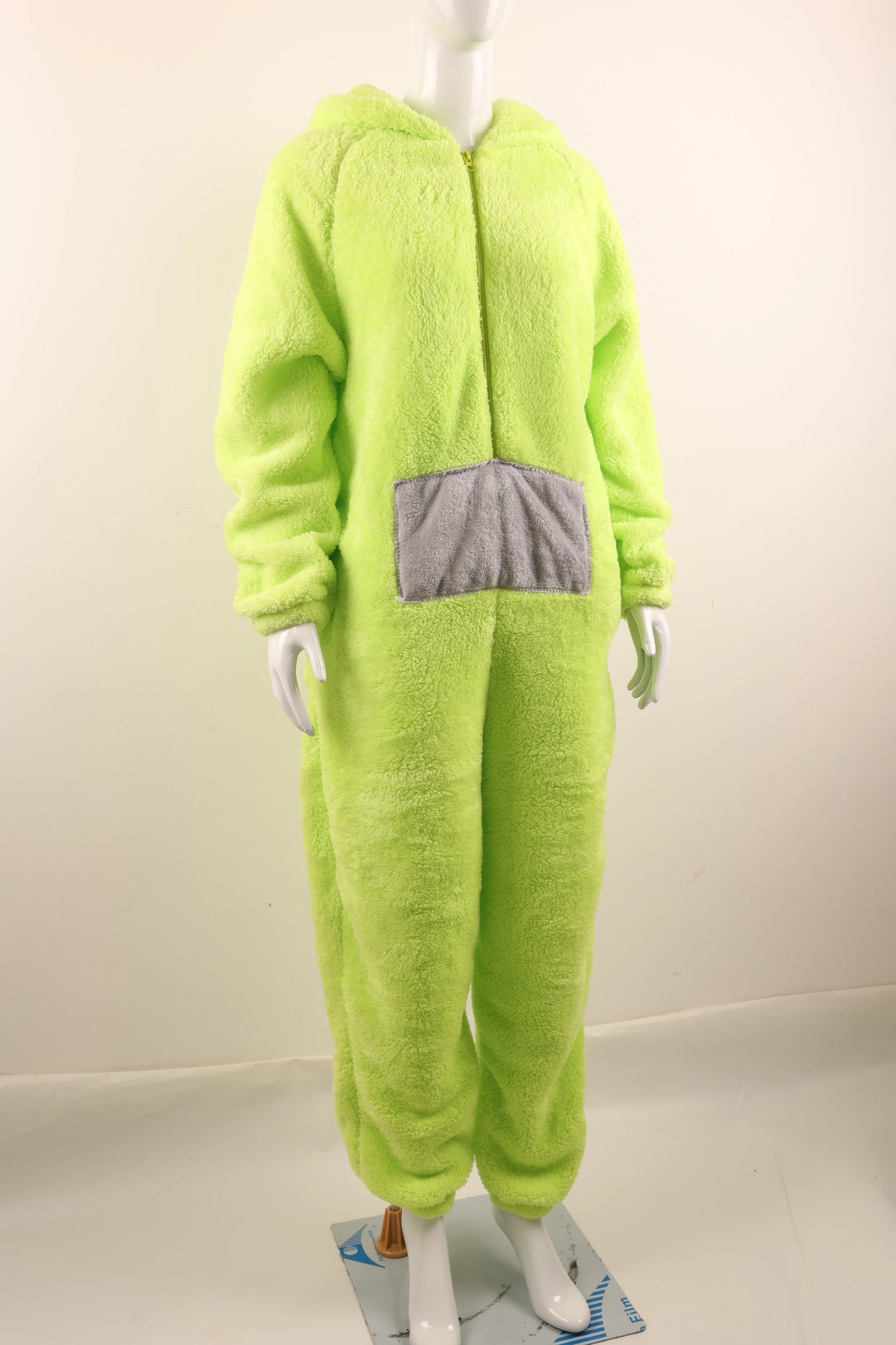 Kids Adult Teletubbies Costumes Soft Long Sleeves Piece Pajamas Costume Lala Home Clothes Cosplay Adult Unisex Party Wear