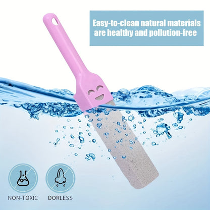 2PCS Pumice Stone Toilet Bowl Cleaning Brush with Sink Tile Bathtub Limescale Stain Washing Wand