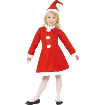 Adorable Miss Santa Dress for Kids Christmas Celebrations - Kids’ Costumes