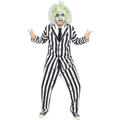 Beetlejuice Adult Costume | Beetlejuice Men Costume | HAPPY STAFF SHOP