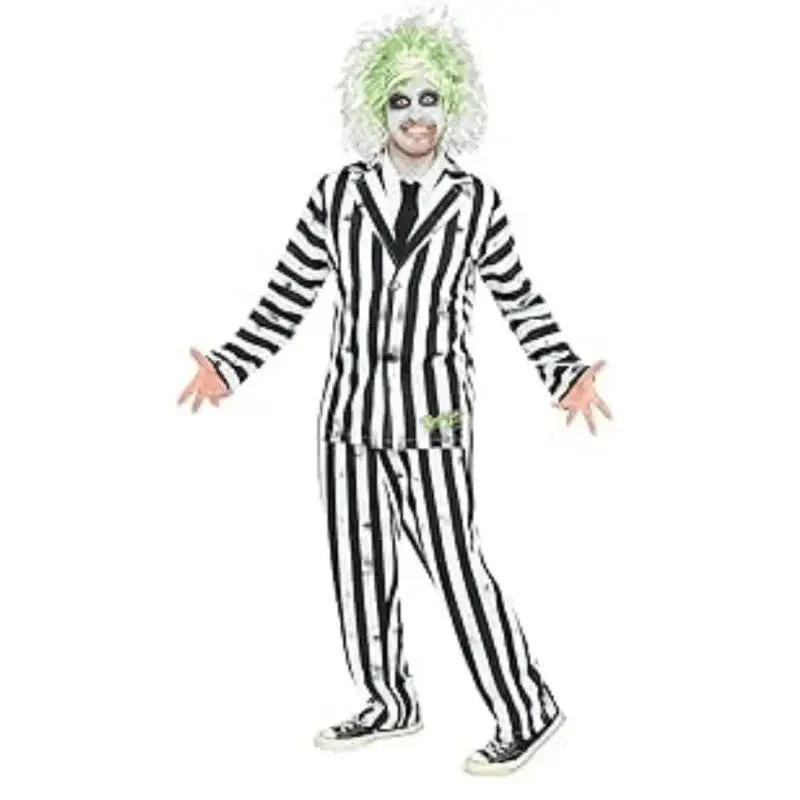 Beetlejuice Adult Costume | Beetlejuice Men Costume | HAPPY STAFF SHOP