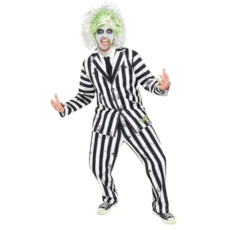 Beetlejuice Adult Costume | Beetlejuice Men Costume | HAPPY STAFF SHOP