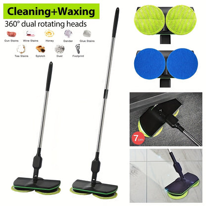 1Set Electric Mop, Rechargeable Mops For Cleaning Floors, Cordless Floor Cleaning Spin Mop Polisher Scrubber For Home Hardwood Tile PVC Floor