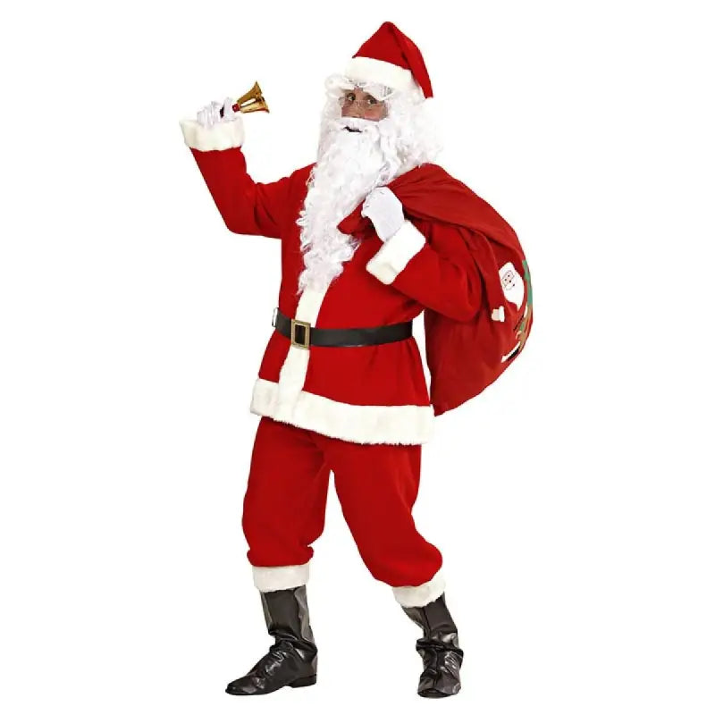 Deluxe Santa Claus Adult Costume from Happy Staff Shop with Free Shipping