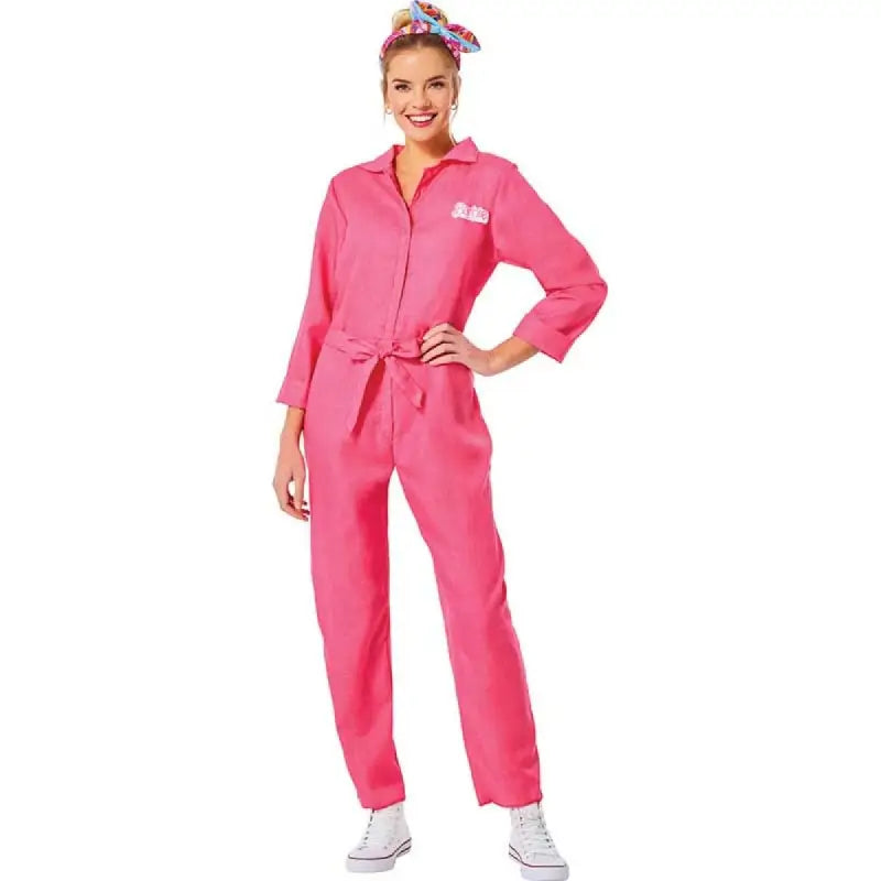 Licensed Pink Jumpsuit Inspired by the Barbie Movie