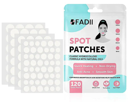 Pimple Patches Pack Of 120 Hydrocolloid Spot Fast-Acting Salicylic Acid Acne Vegan & Cruelty Free Patch Clear Stickers