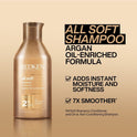 Redken All Soft Moisturising Shampoo & Conditioner Twin 2 x 300ml