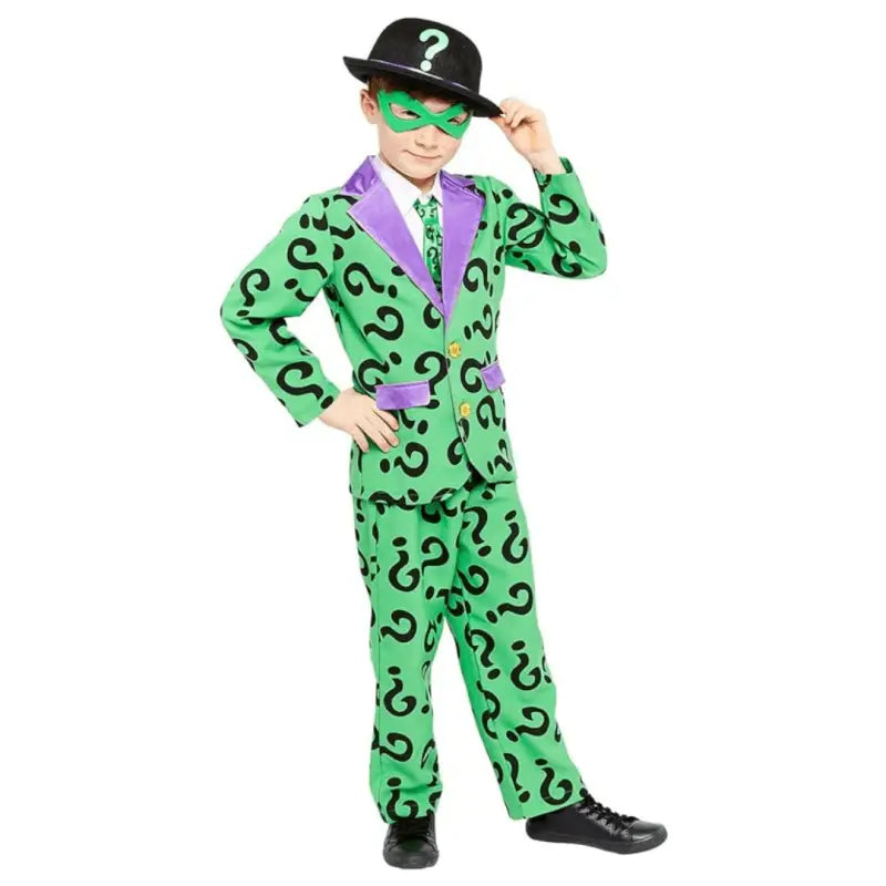 Riddler Child Costume | Riddler Adult Costume | HAPPY STAFF SHOP