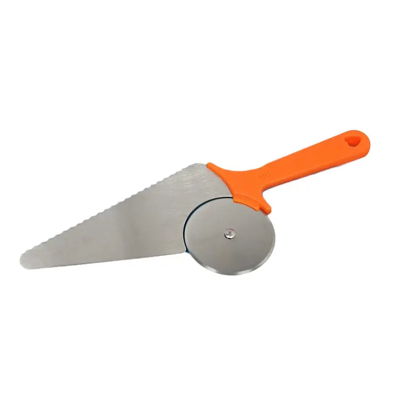 Stainless Steel Pizza Cutter with Plastic Handle 28cm Slice Server