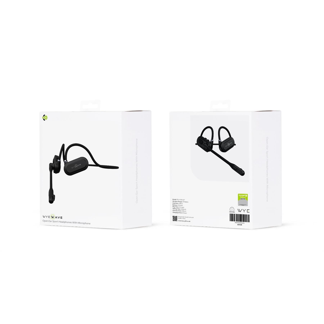 WYEWAVE Open Ear Sport HeadPhones with Microphone