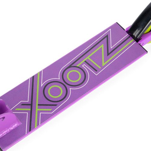 Xootz Kids' Folding Kick Scooter with Adjustable Handlebars - Purple