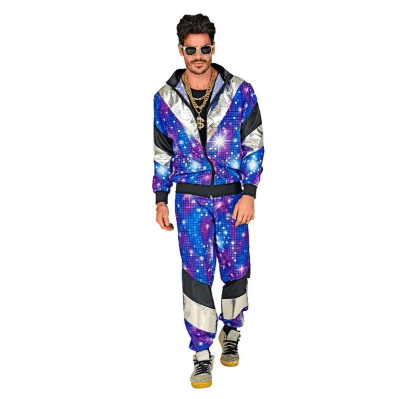 Party Shell Suit | Party Adult Costume | HAPPY STAFF SHOP