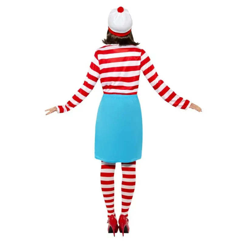 Wenda Adult Costume from Where’s Wally for Fancy-Dress Events - Wheres